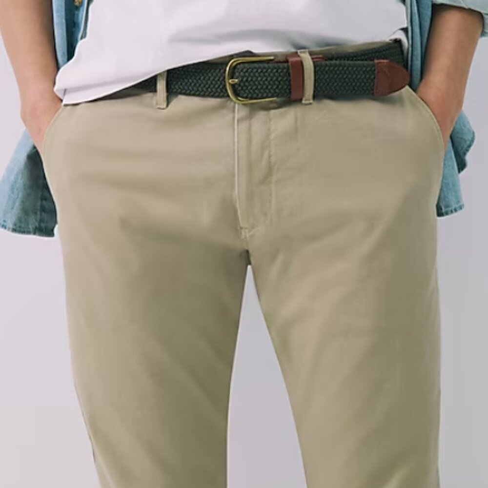 J.Crew 484 Slim-Fit Stretch Chino Pant Khaki